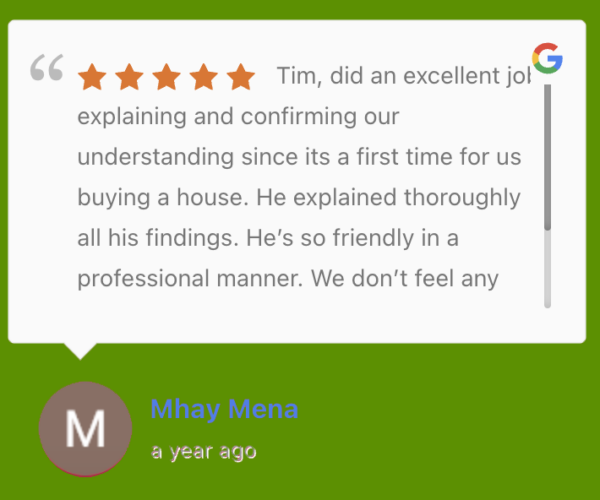 Testimonials, Tim Kelly, Regina, Inspector