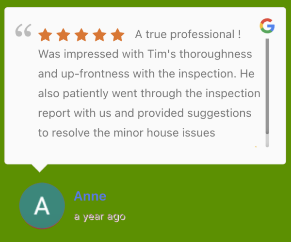 Testimonials, Tim Kelly, Regina, Inspector