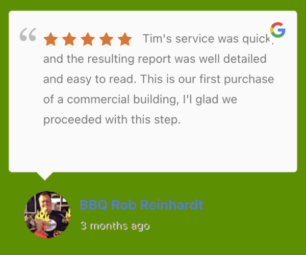 Testimonials, Tim Kelly, Regina, Inspector