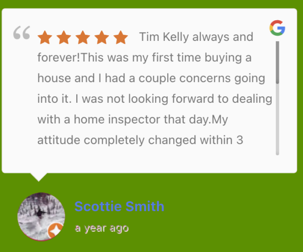 Testimonials, Tim Kelly, Regina, Inspector