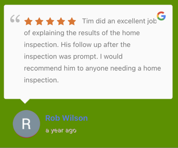 Testimonials, Tim Kelly, Regina, Inspector