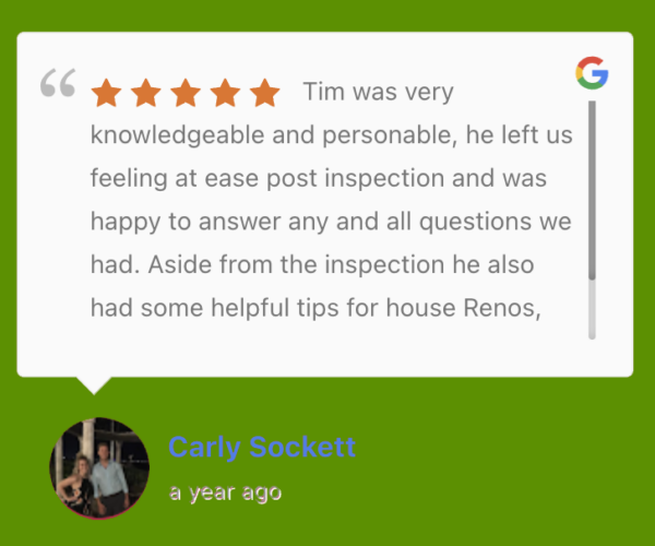 Testimonials, Tim Kelly, Regina, Inspector