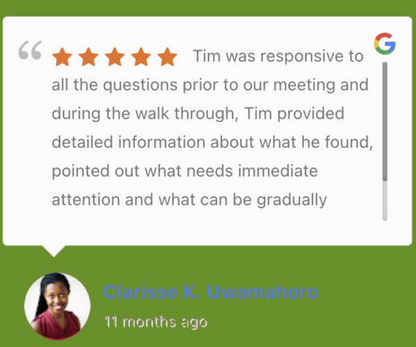 Testimonials, Tim Kelly, Regina, Inspector