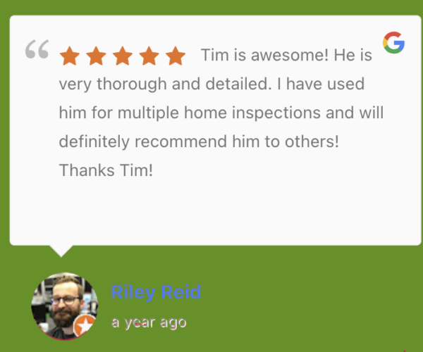 Testimonials, Tim Kelly, Regina, Inspector