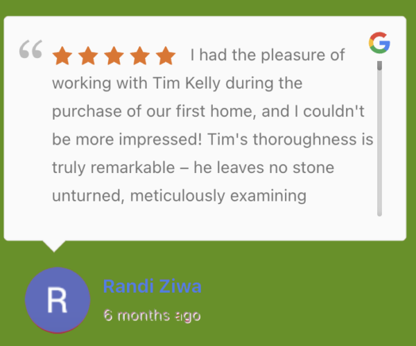 Testimonials, Tim Kelly, Regina, Inspector